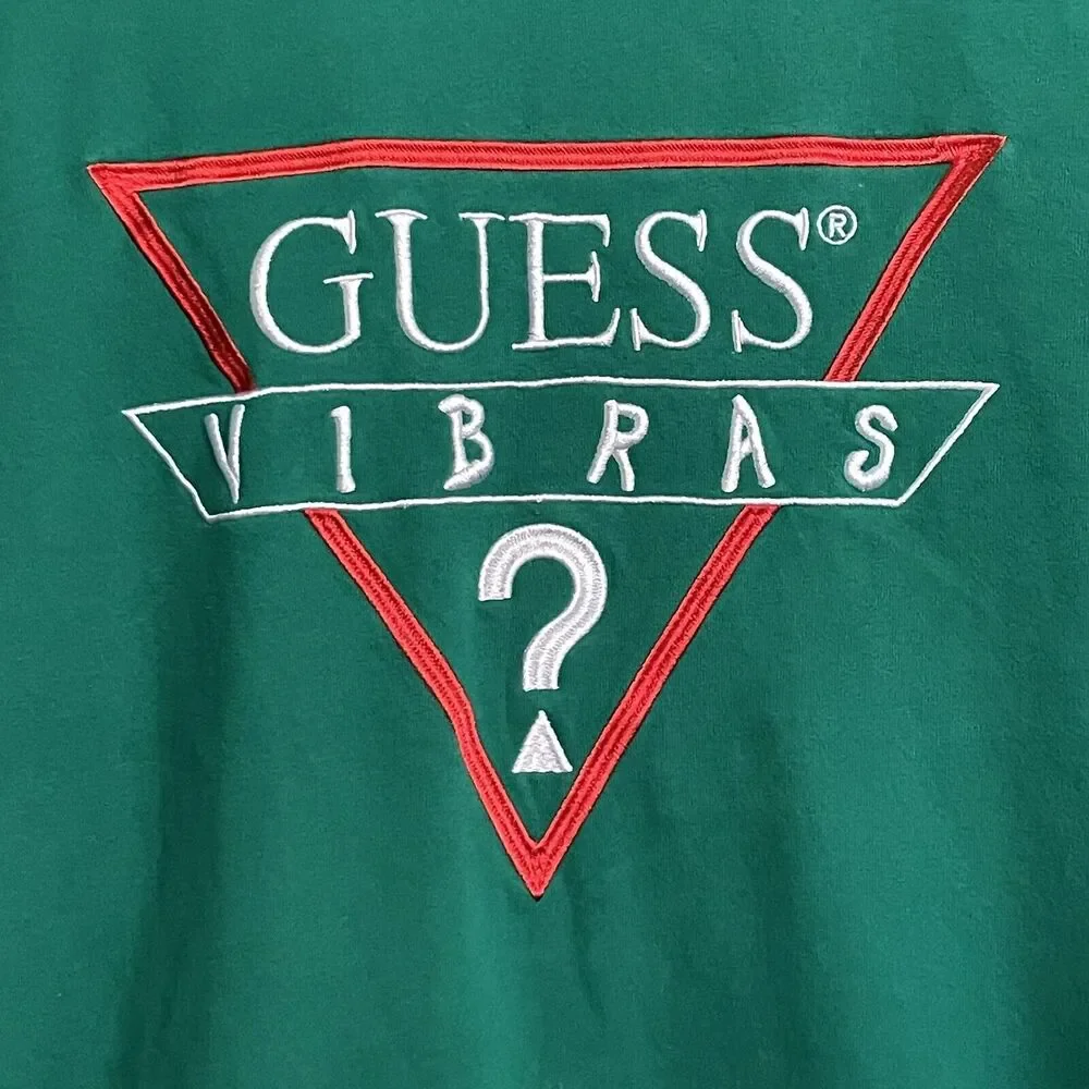 GUESS x J Balvin Vibras Crewneck Sweatshirt A$AP ROCKY Size Large EUC‎
